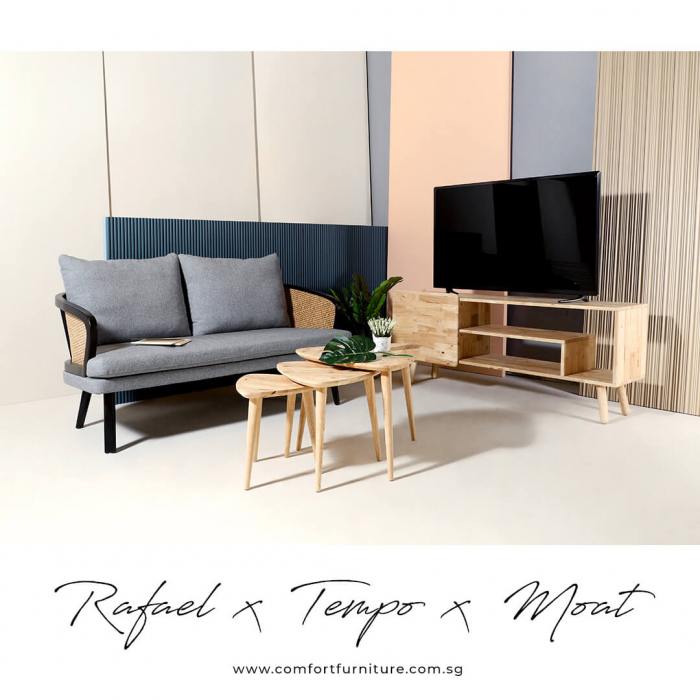 Rafael Rattan 2–Seater Sofa